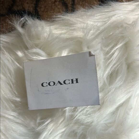 Coach Jennifer Lopez Marlie Top Handle Satchel Monogram Shearling Crossbody Bag - Picture 5 of 16